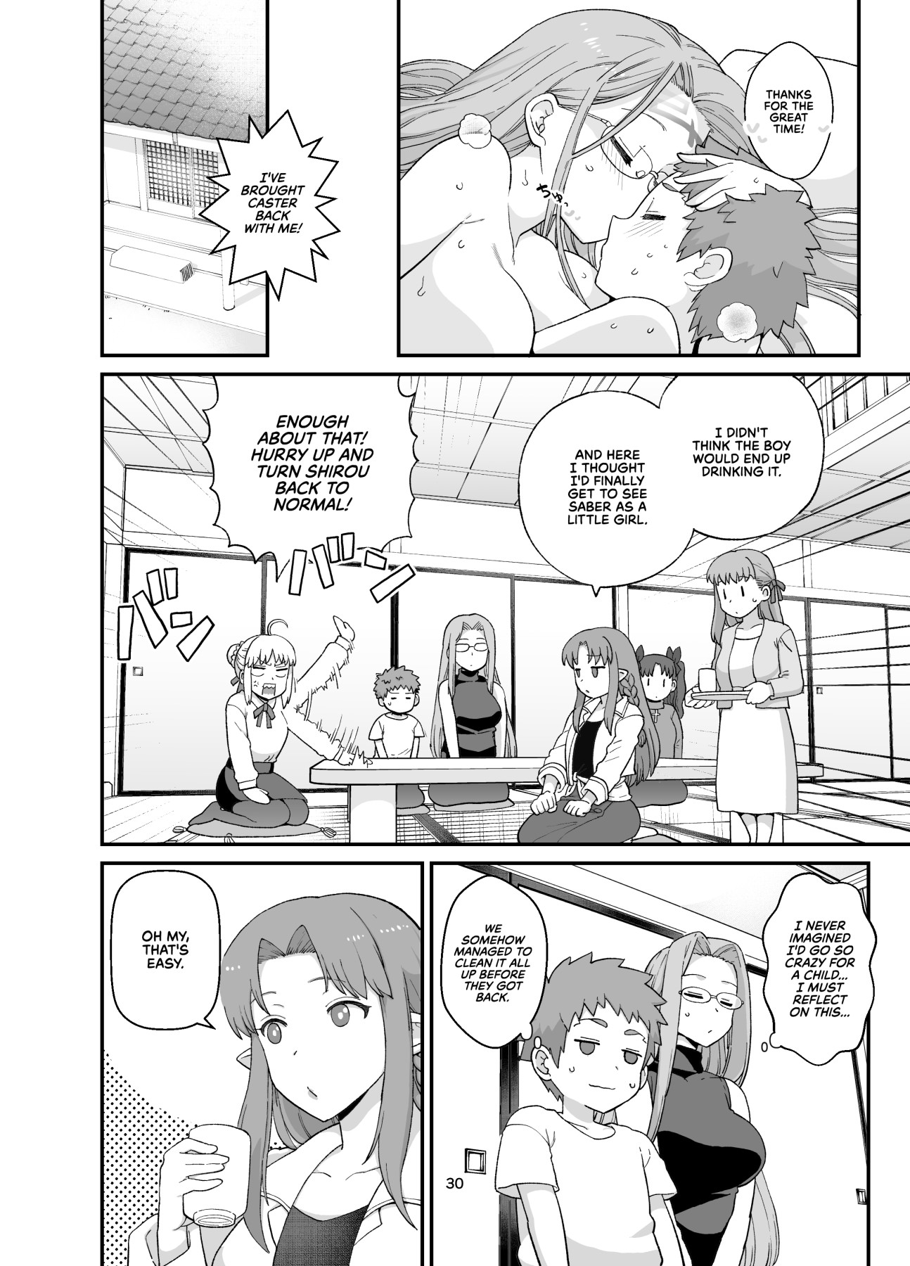 Hentai Manga Comic-Staying Home With Rider-san-Read-32